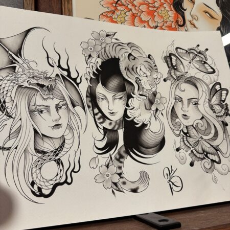 Three Sisters Print by Ruby Black - Image 3