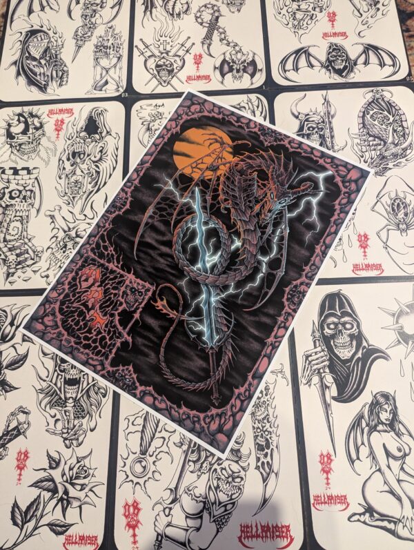 Turbo Draugr Dragon Print by Oscar Bonin