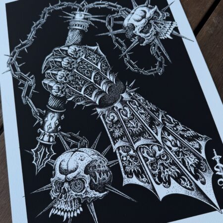 ‘Eavy Handed Print by Oscar Bonin - Image 1