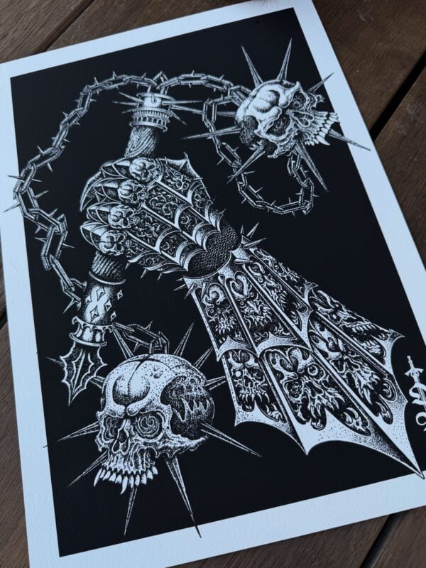 ‘Eavy Handed Print by Oscar Bonin