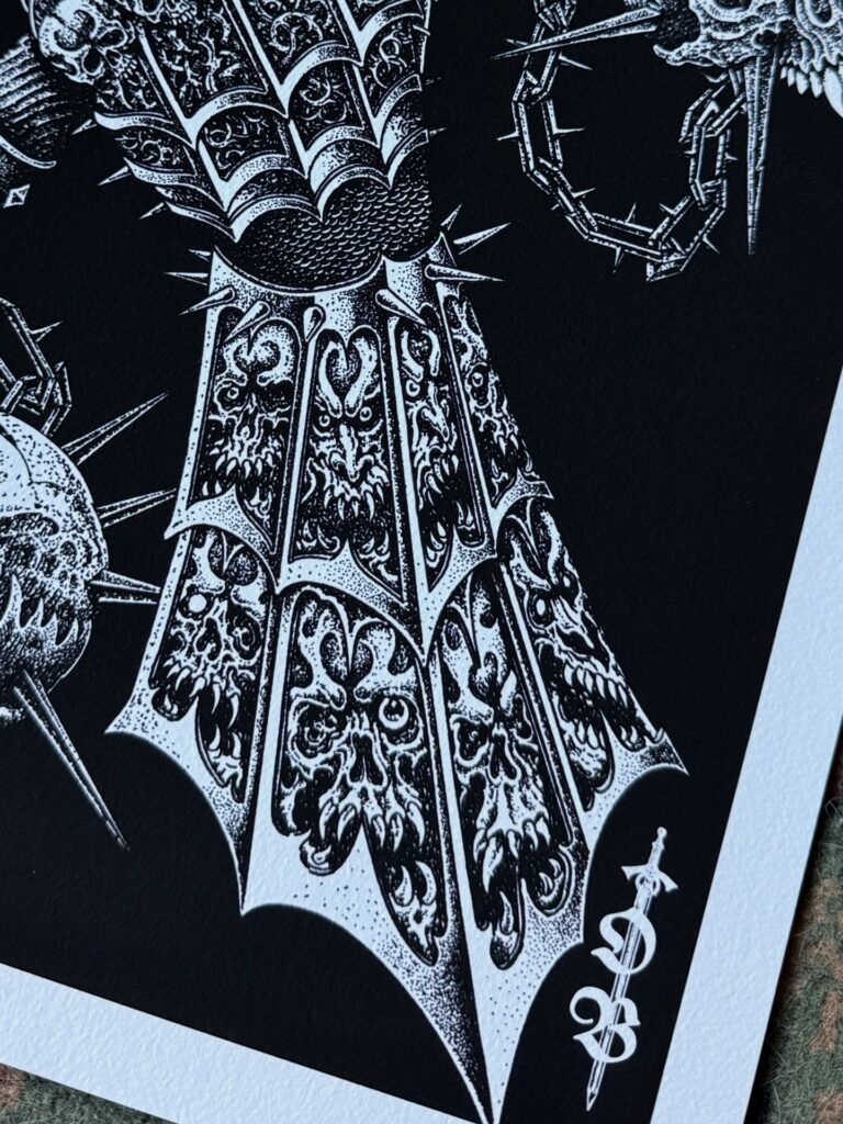 ‘Eavy Handed Print by Oscar Bonin