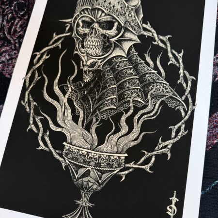 Knight Kvlt Print by Oscar Bonin - Image 1