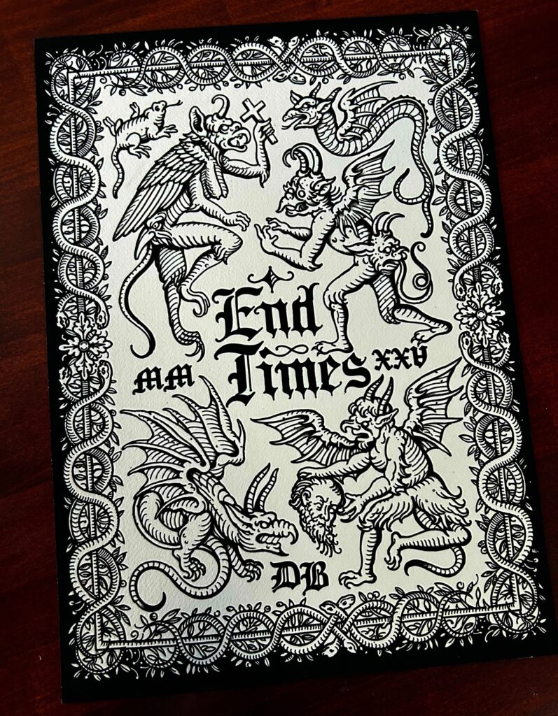 End Times Print by Dirt Baby
